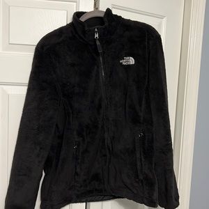 Black North Face Fuzzy Jacket